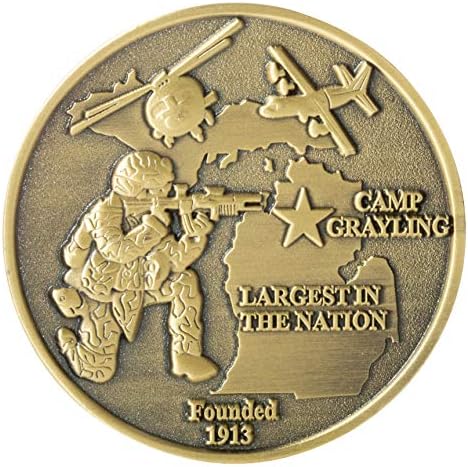 Az egyesült Államok Hadserege USA Michigan Hadsereg Nemzeti Gárda Tábor Grayling USNG Kihívás Érme