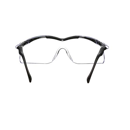 3M QX Védő Szemüveg 1000, 12100-10000-20 Tiszta Lencse, Fekete Templom-20 EA/Eset