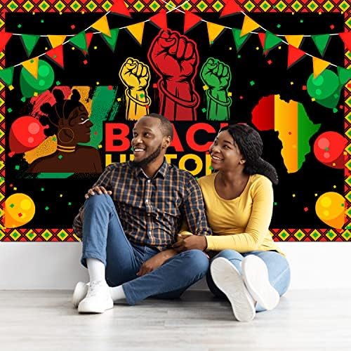 Fekete történelmi Hónap Hátteret, valamint Terítő Fekete történelmi Hónap Party Kellékek Afrikai Érdemes