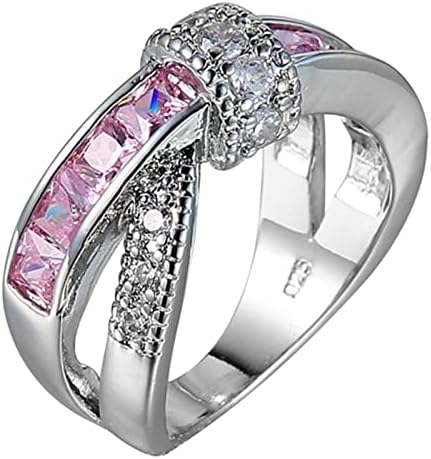 2023 Új Többszínű Cirkon Dísz Gyűrű, Esküvői Női Kéz Dísz Fél Gyűrűt Teljes Kirakott Cirkon Gyűrű Gyűrű