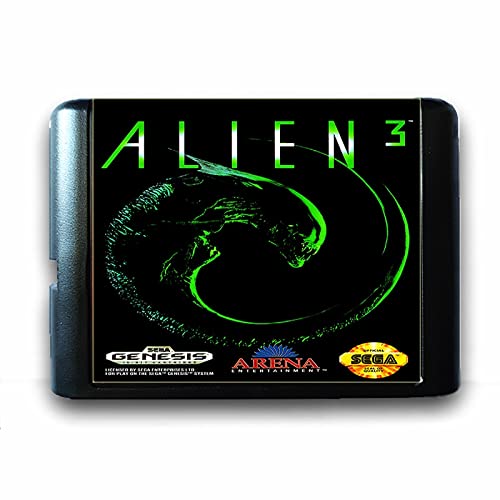 Lksya Alien 3 Játék Kártya Sega 16 Bit, MD a Mega Drive, a Genesis PAL USA JAPÁN videojáték-Konzol (USA