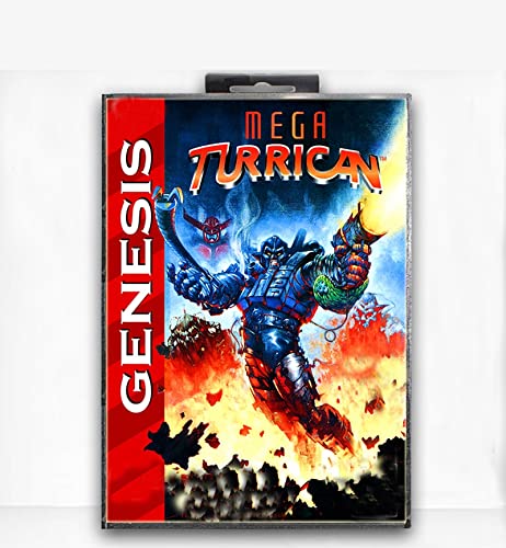 Lksya Mega Turrican A Doboz, 16 Bites Sega MD Játék Kártya Mega Drive Videó Genesis Konzol