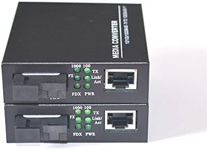 Guantai 100/1000Mbps Gigabit Ethernet, hogy Optikai Media Converter Egyetlen Mód SC Optikai,Akár 20 km-re,Alváz