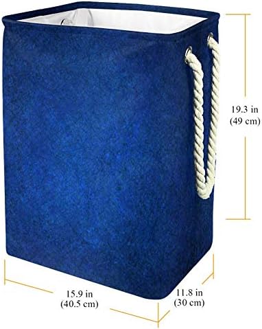 Inhomer Sötét Kék 300D Oxford PVC, Vízálló Szennyestartót Nagy Kosárban a Takaró Ruházat, Játékok Hálószoba