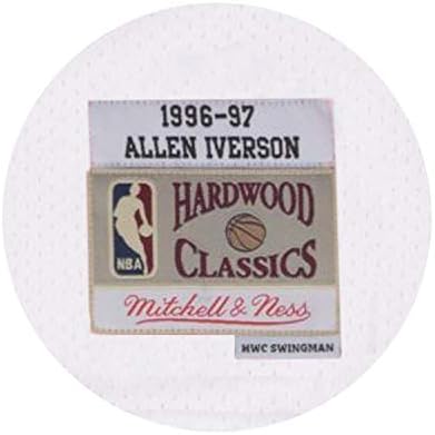 Mitchell & Ness Allen Iverson Philadelphia 76ers Swingman Jersey-Fehér (XX-Nagy)